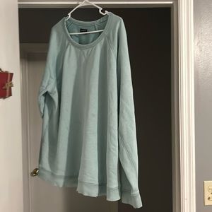 Lane Bryant sweatshirt, mint green